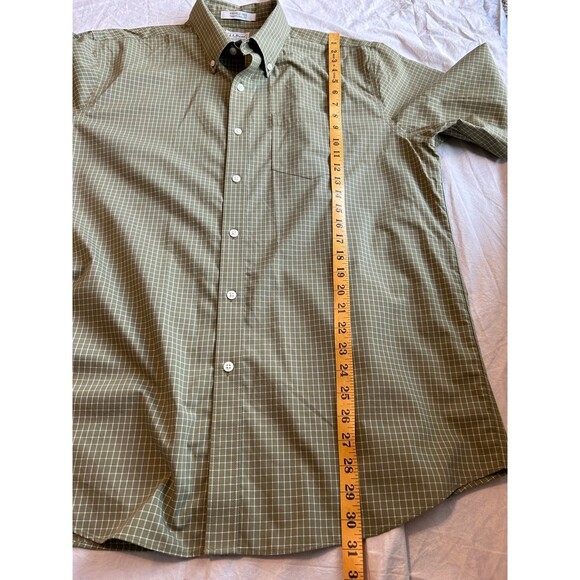 LL Bean mens Short Sleeve Button Down Wrinkle Free Shirt Size L - Picture 5 of 5